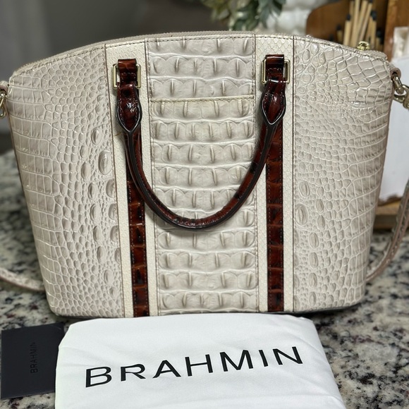 BRAHMIN SEASHELL MEDIUM DUXBURY PURSE/SHOULDER BAG - Picture 2 of 9